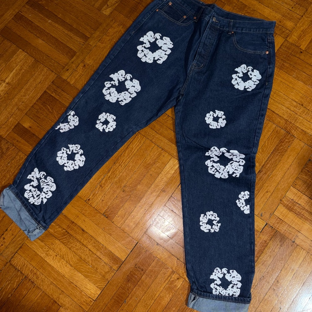 Denim tears 1:1 dark jeans size 36